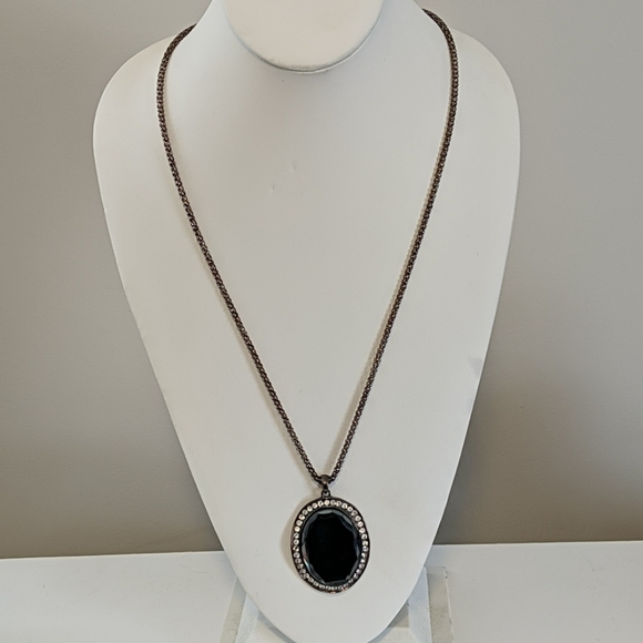 Charming Charlie Jewelry - Brown & Grey Medallion Necklace